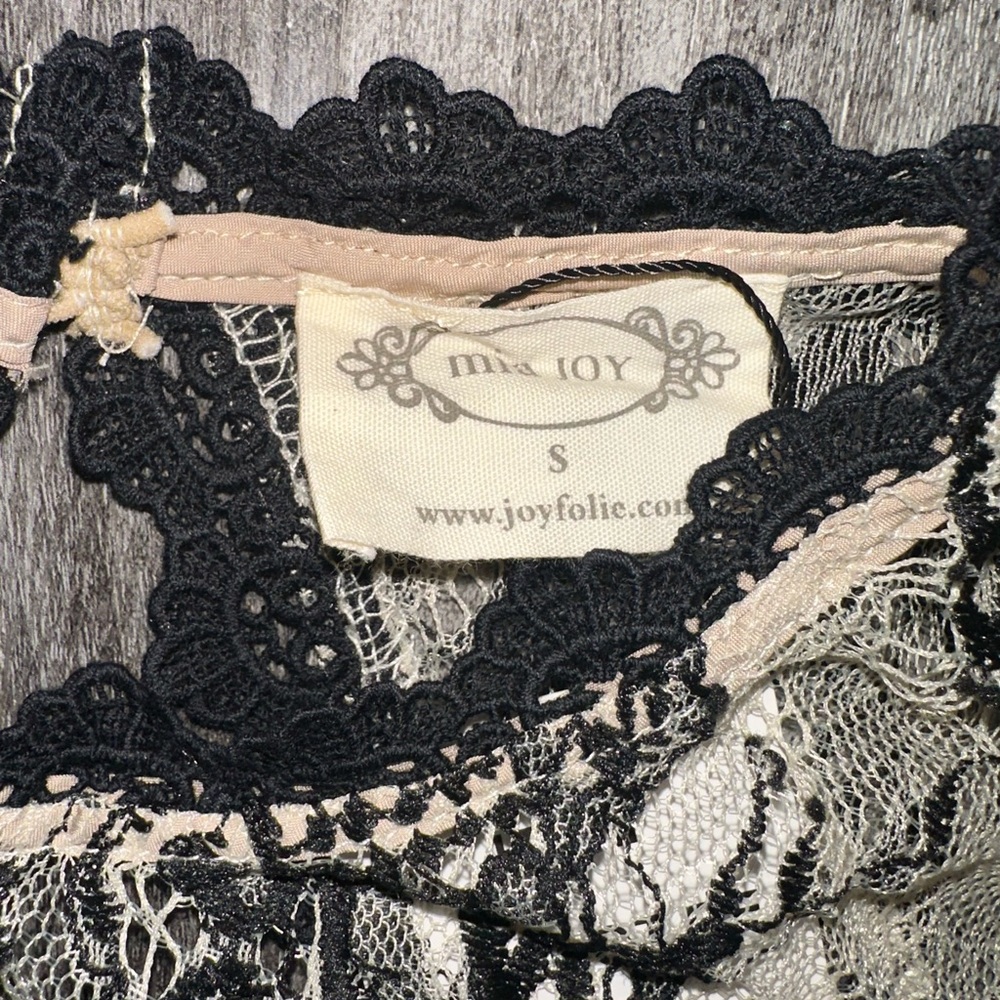 Mia Joy Joyfolie Elegant Lace Maxi Dress Woman’s small Tix NWOT - Picture 2 of 5